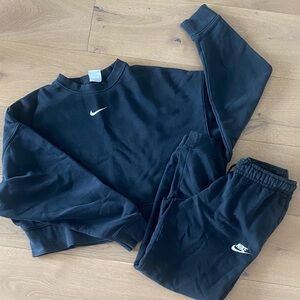 Nike Black Tracksuit with Logo